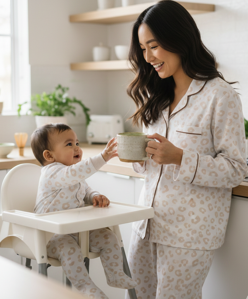 Pyjama matchy- Léopard