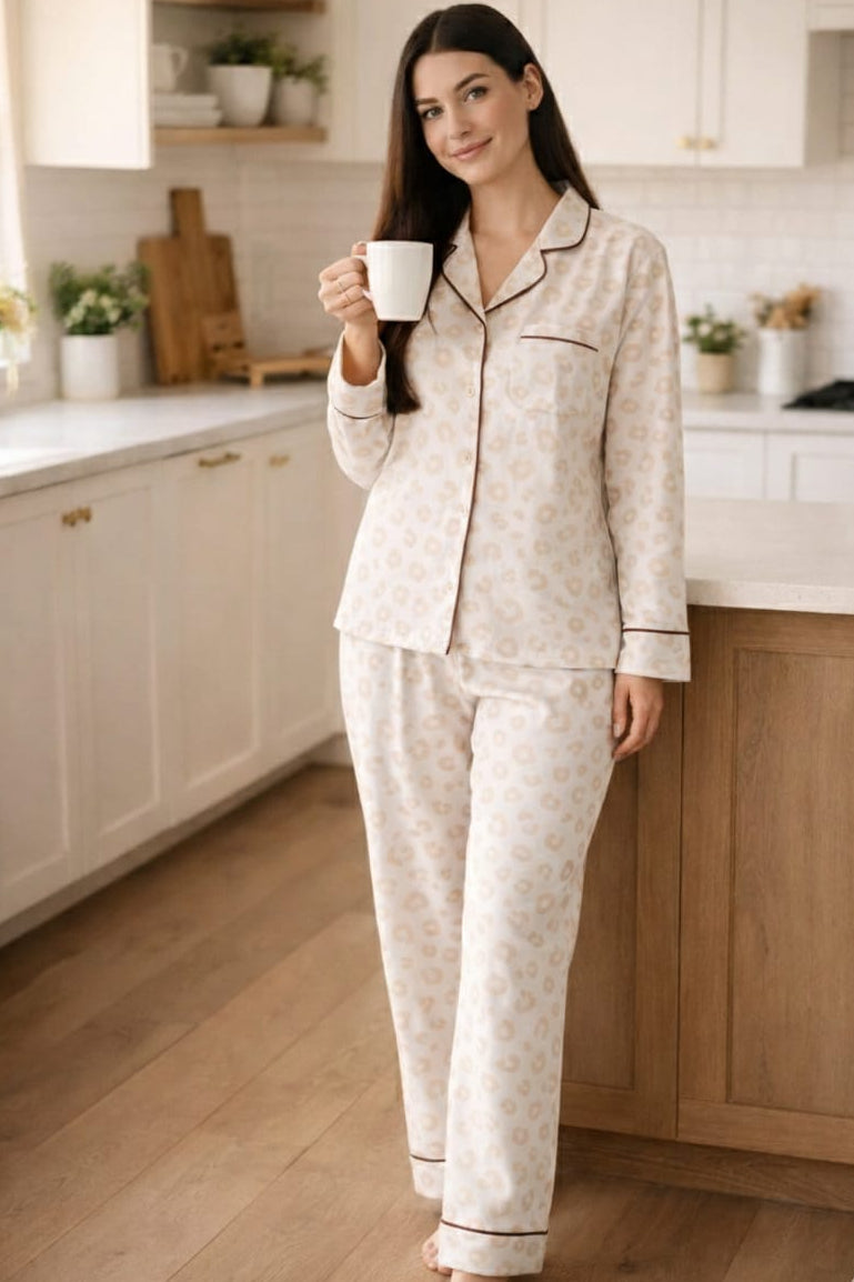 Pyjama maman- Léopard