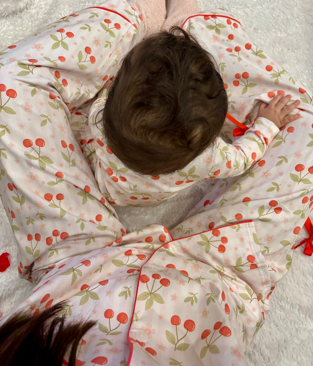 Pyjama matchy- rose cerises